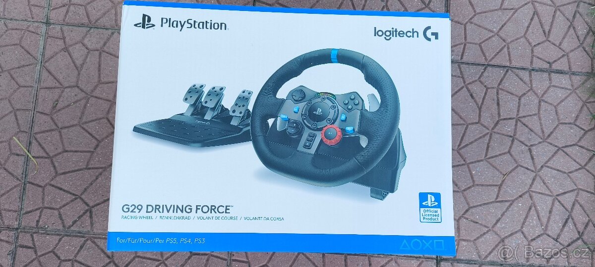 Prodám volant Logitech G29 s řadící pákou