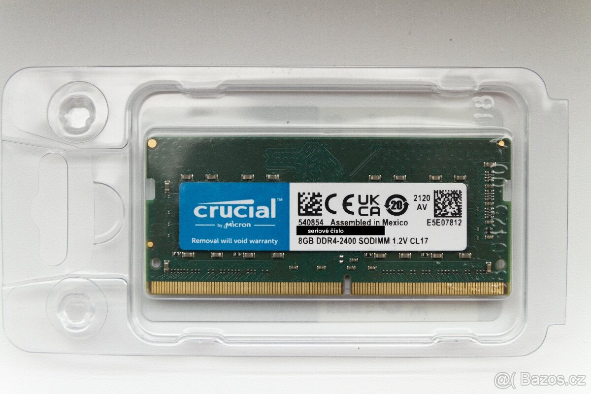 Nová RAM 8GB DDR4 2400MHz doprava jen 19,-