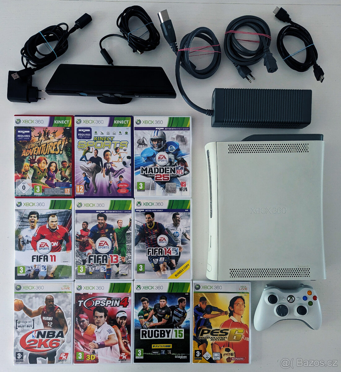 Xbox 360 + Kinect + sportovní hry ------PRAHA------