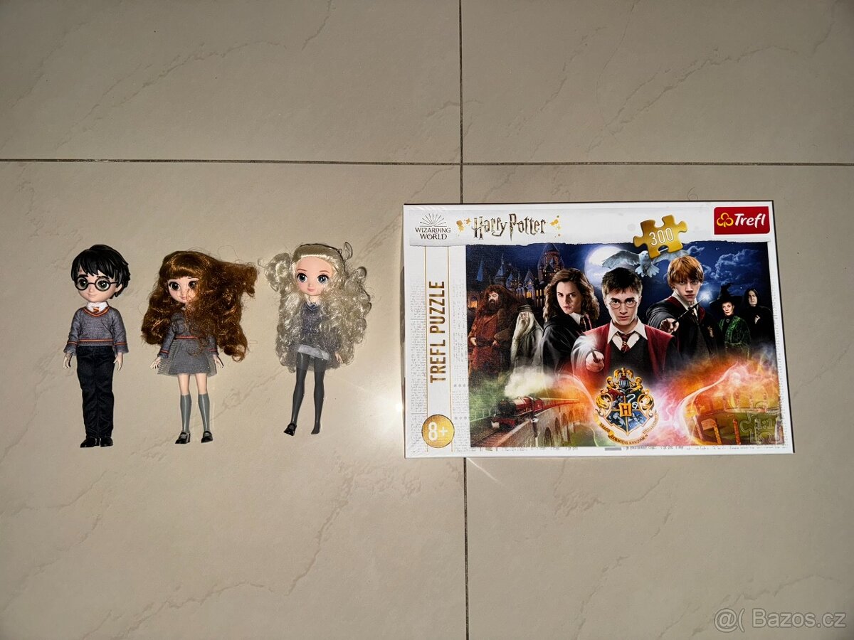Figurky a puzzle Harry Potter