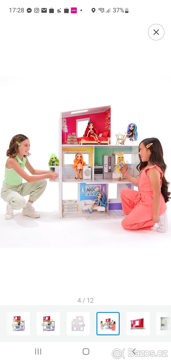 Rainbow high domeček nový originálně zabalený pro panenky