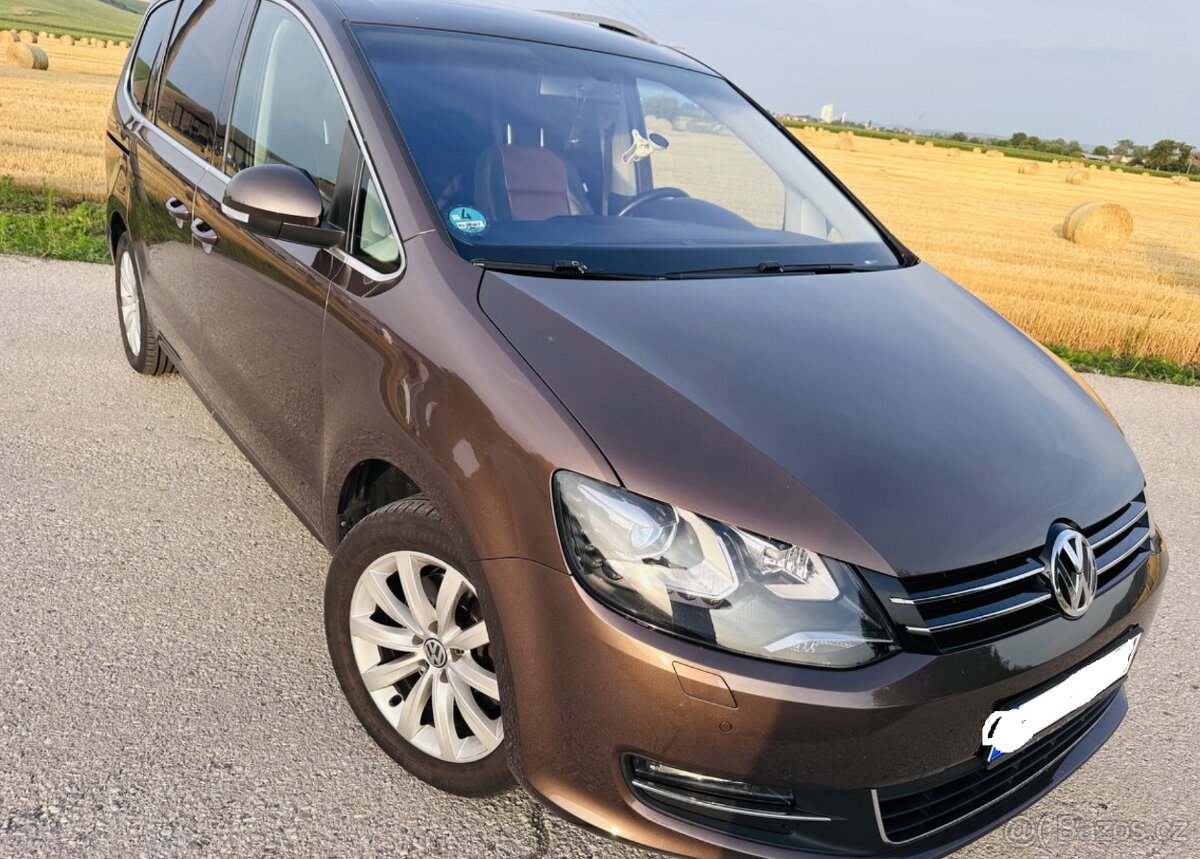 VW SHARAN 2.0 TDi 125kw. DSG panorama FULL výbava
