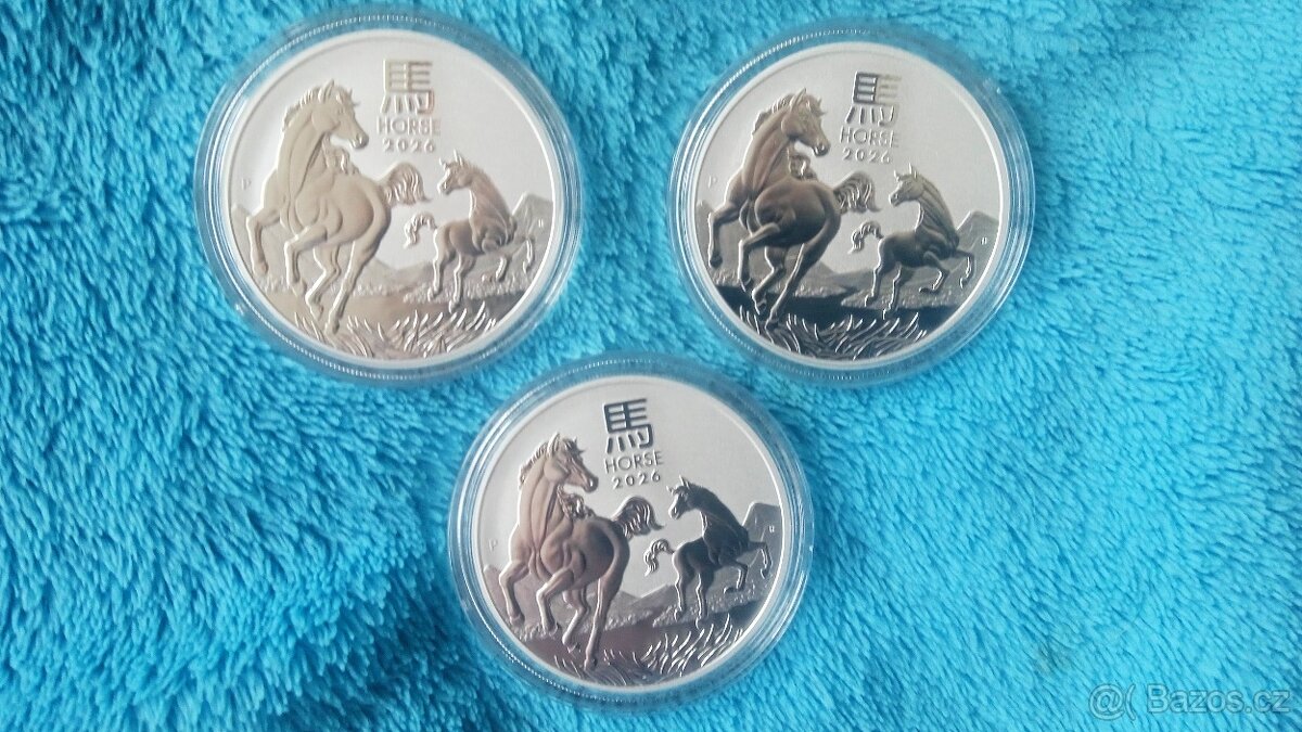 Stříbrná mince Znamení Koně 1 oz 2026 - Lunar 3