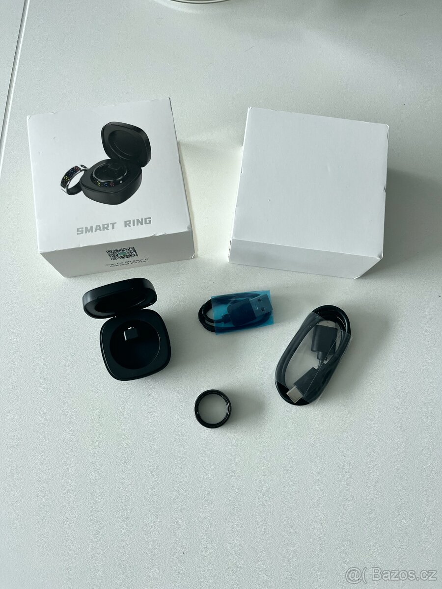 Fitness prsten s displejem a bezdrátovým nabíjením + ZÁRUKA