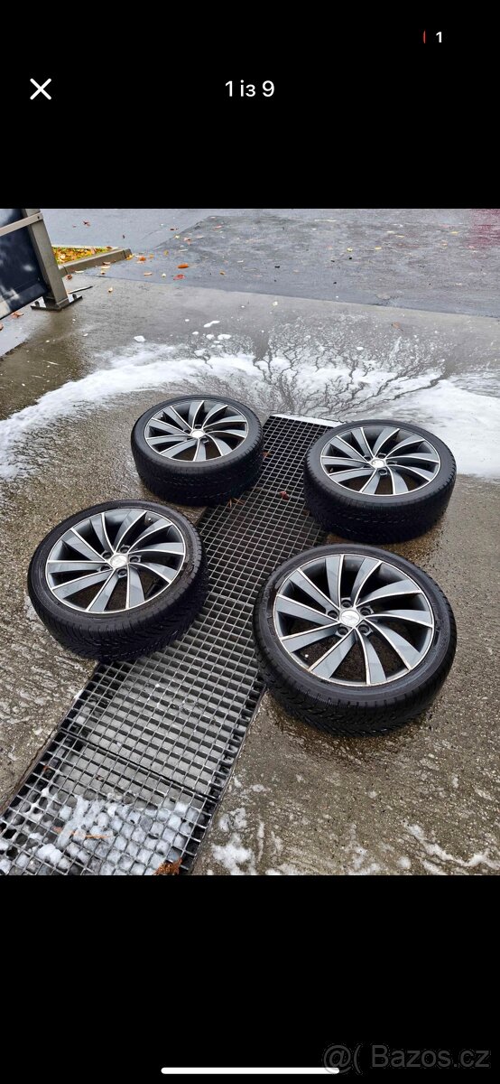 Alu kola r18. Zimní gumy