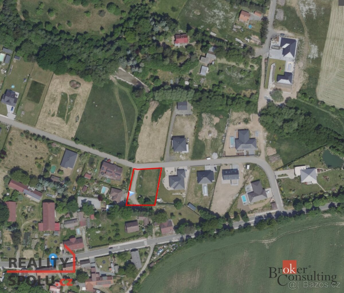 Prodej, pozemky/bydlení, 1245 m2, Vatěkov 1, 25601 Václavice