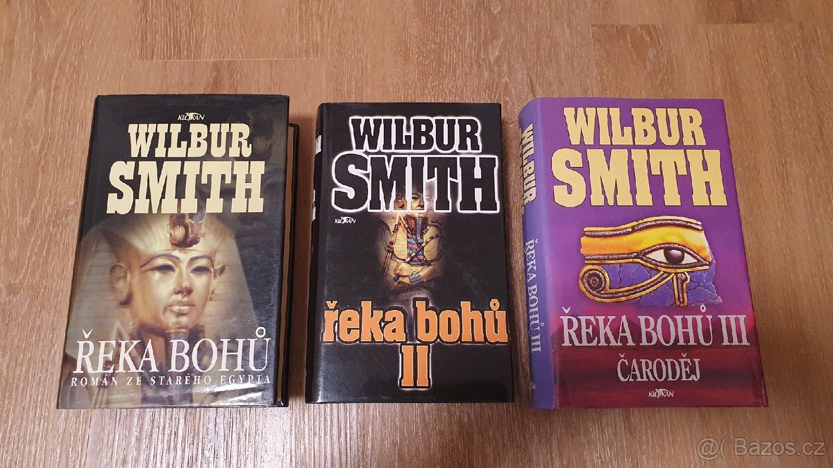 Knihy Řeka Bohů I, II, III