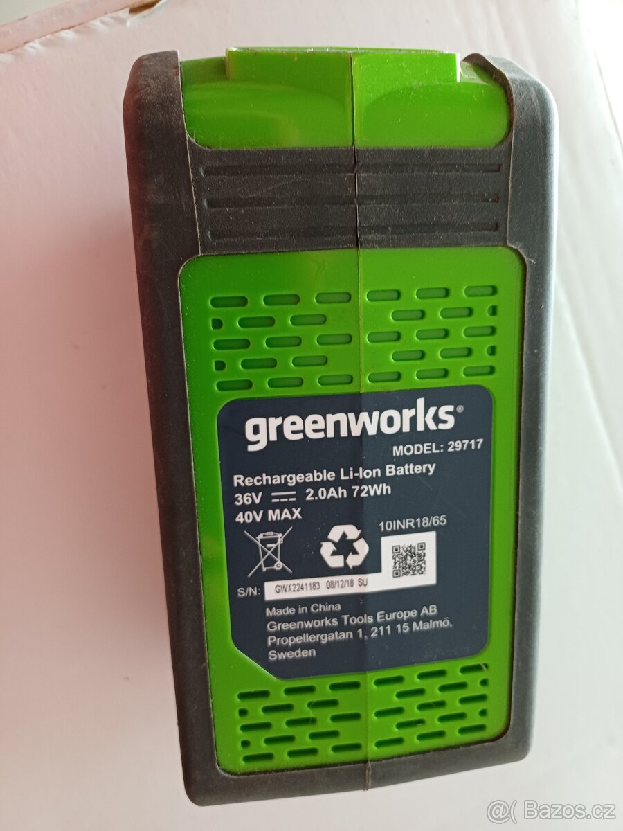 Aku Plotové nůžky GreenWorks teleskopické