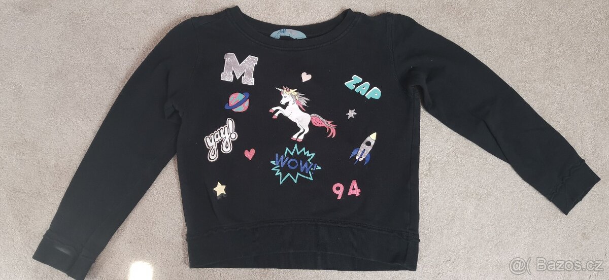 Crop top mikina 134
