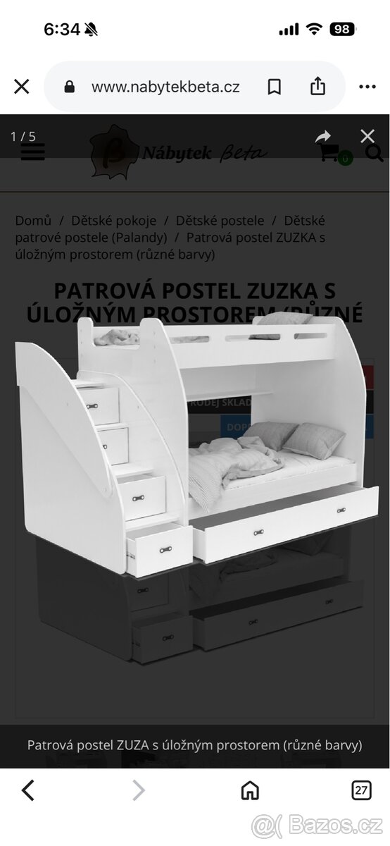 Dětská postel