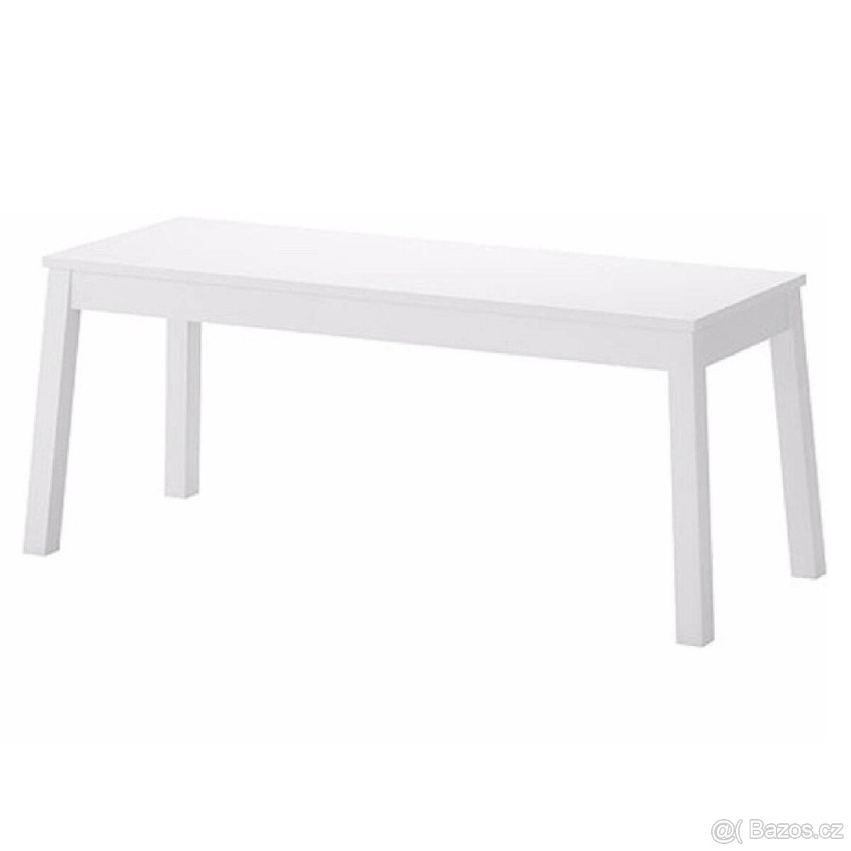 Lavice, bila , Ikea Sigurd, 110×38×45
