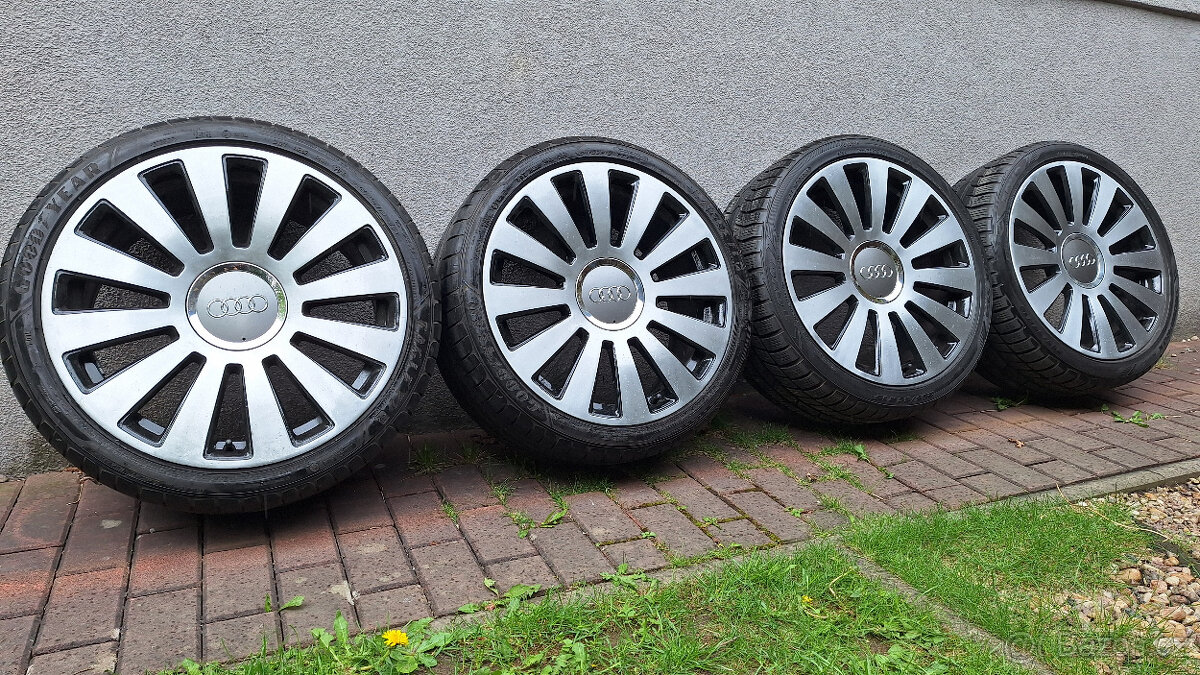 Krásná originální sada 8,5×19 ET45 pro Audi A8 - 255/35 R19