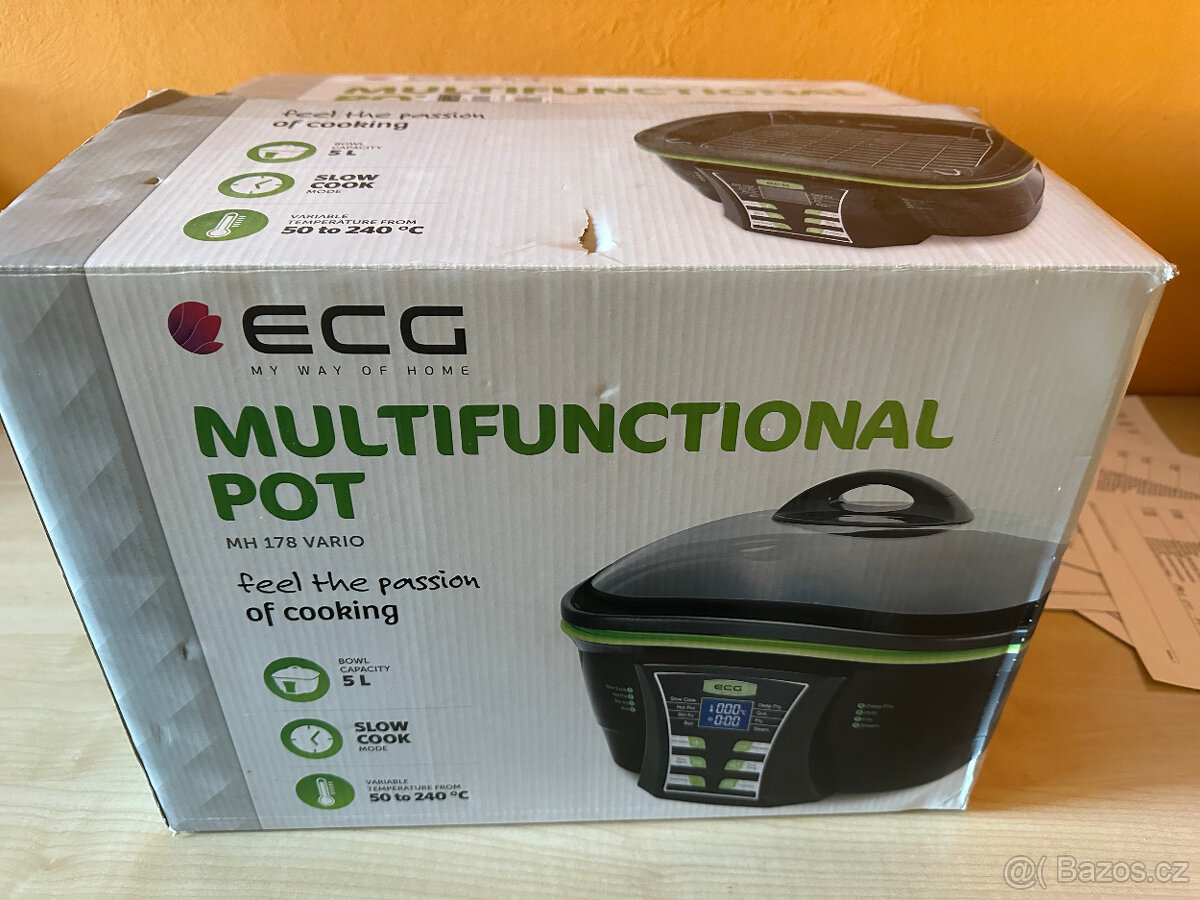 nový Multifunkční hrnec ECG MH 178 Vario
