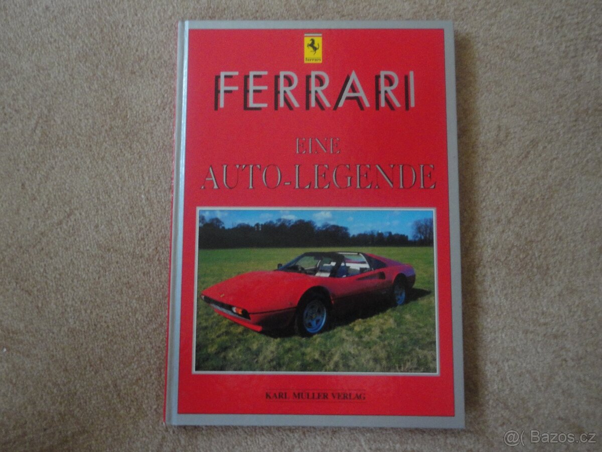 PRO MODELAŘE KNIHA FERRARI-EINE AUTO LEGENDE