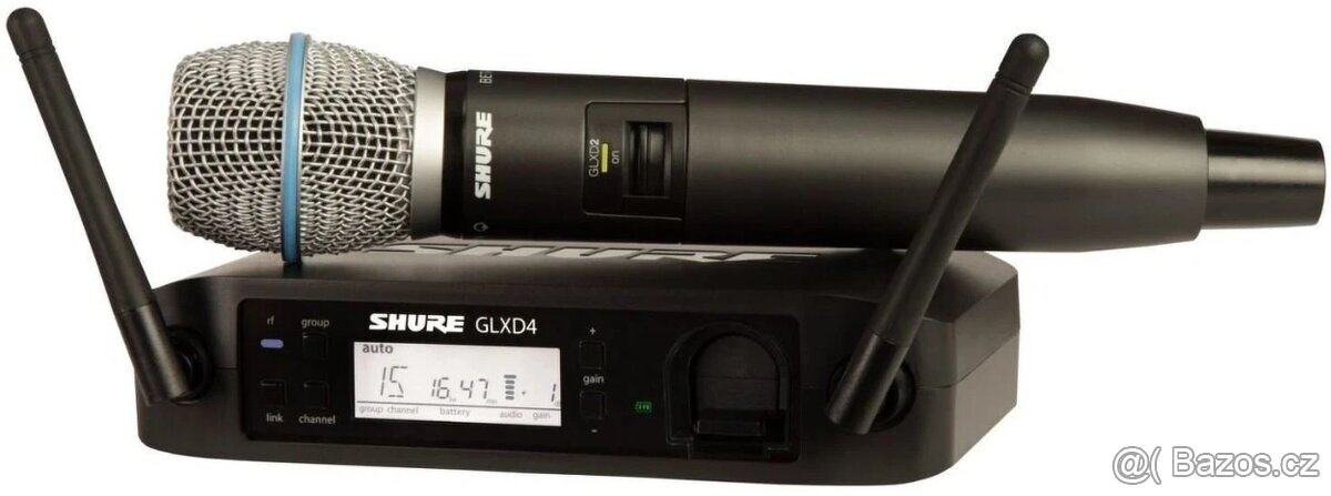 Prodám bezdrátový mikrofon Shure GLX-D Beta 87A