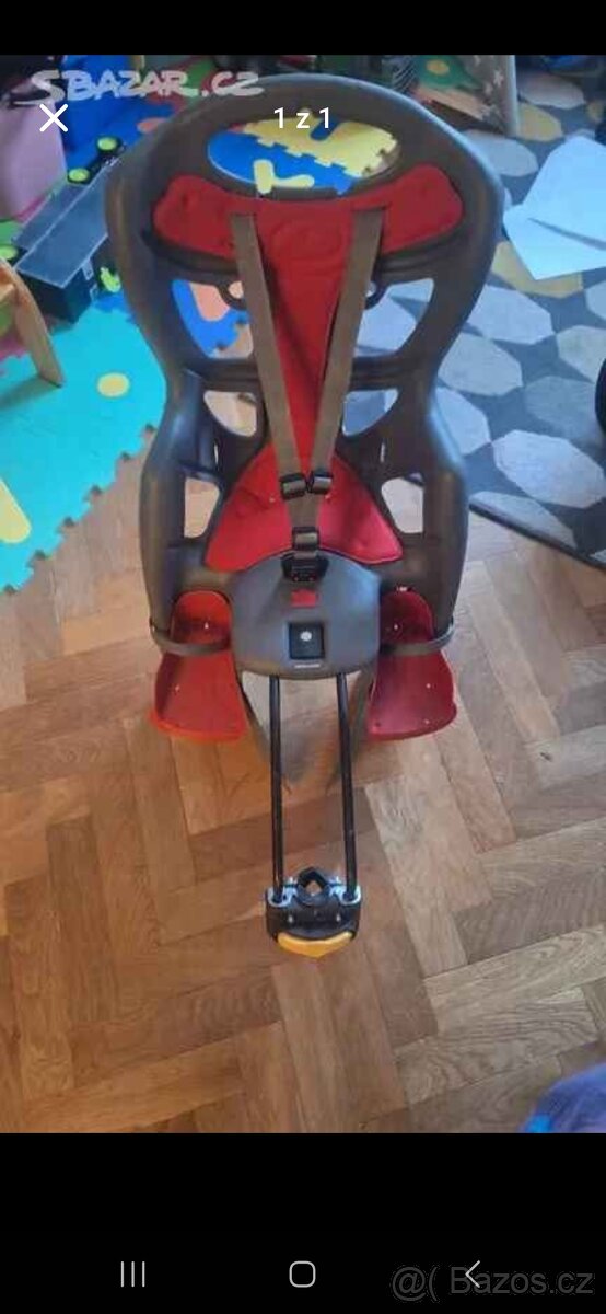 Dětská sedačka na kolo