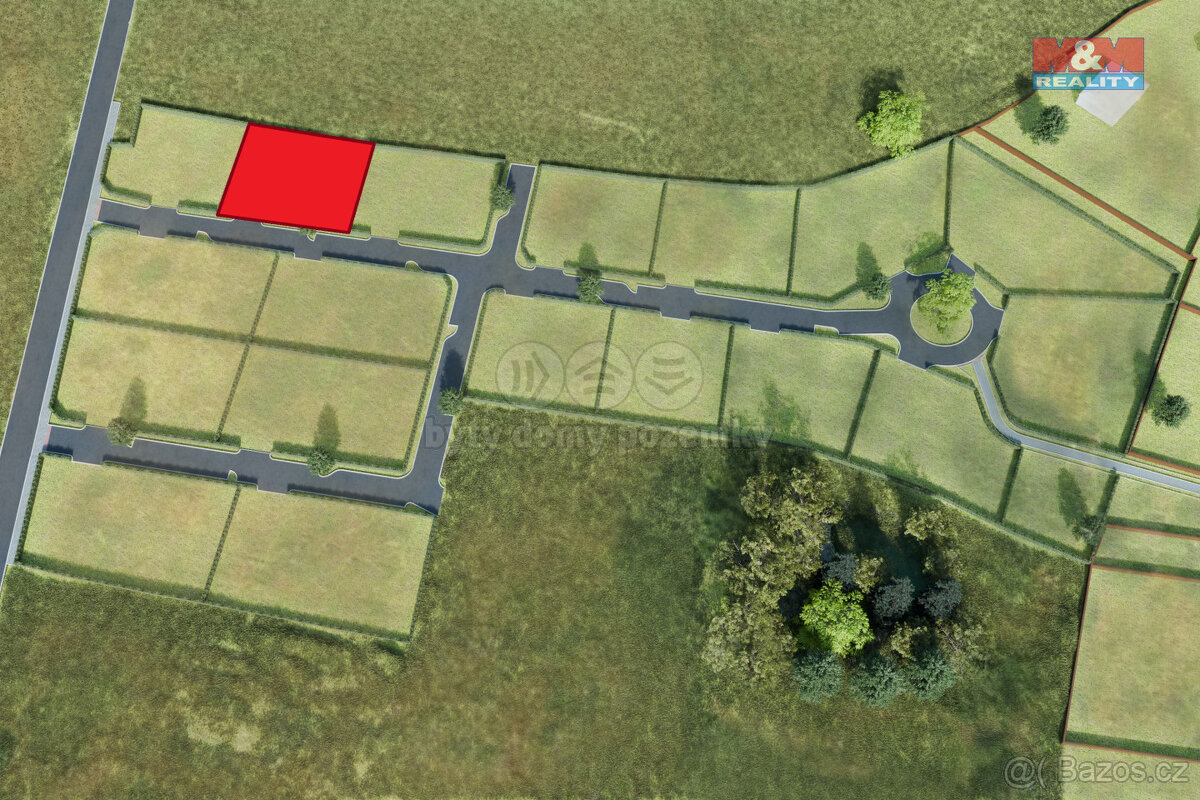 Prodej pozemku k bydlení, 684 m², Nová Ves