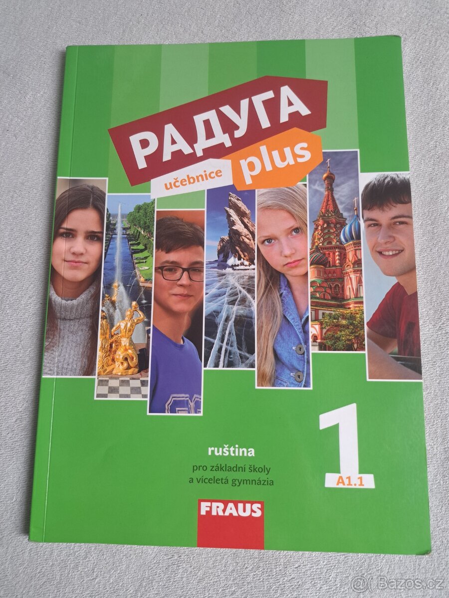 Učebnice a PS ruštiny Raduga plus 1