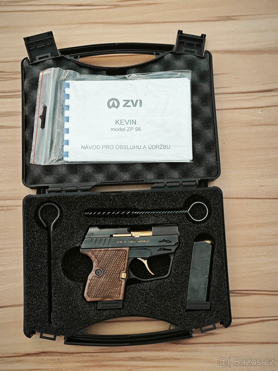 Kapesní pistol ZVI Kevin perfektní stav
