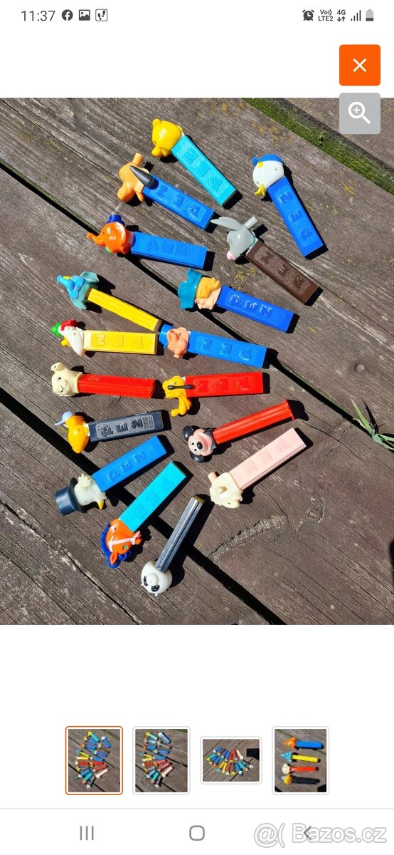 PEZ obaly - DÁVKOVAČE na cukríky