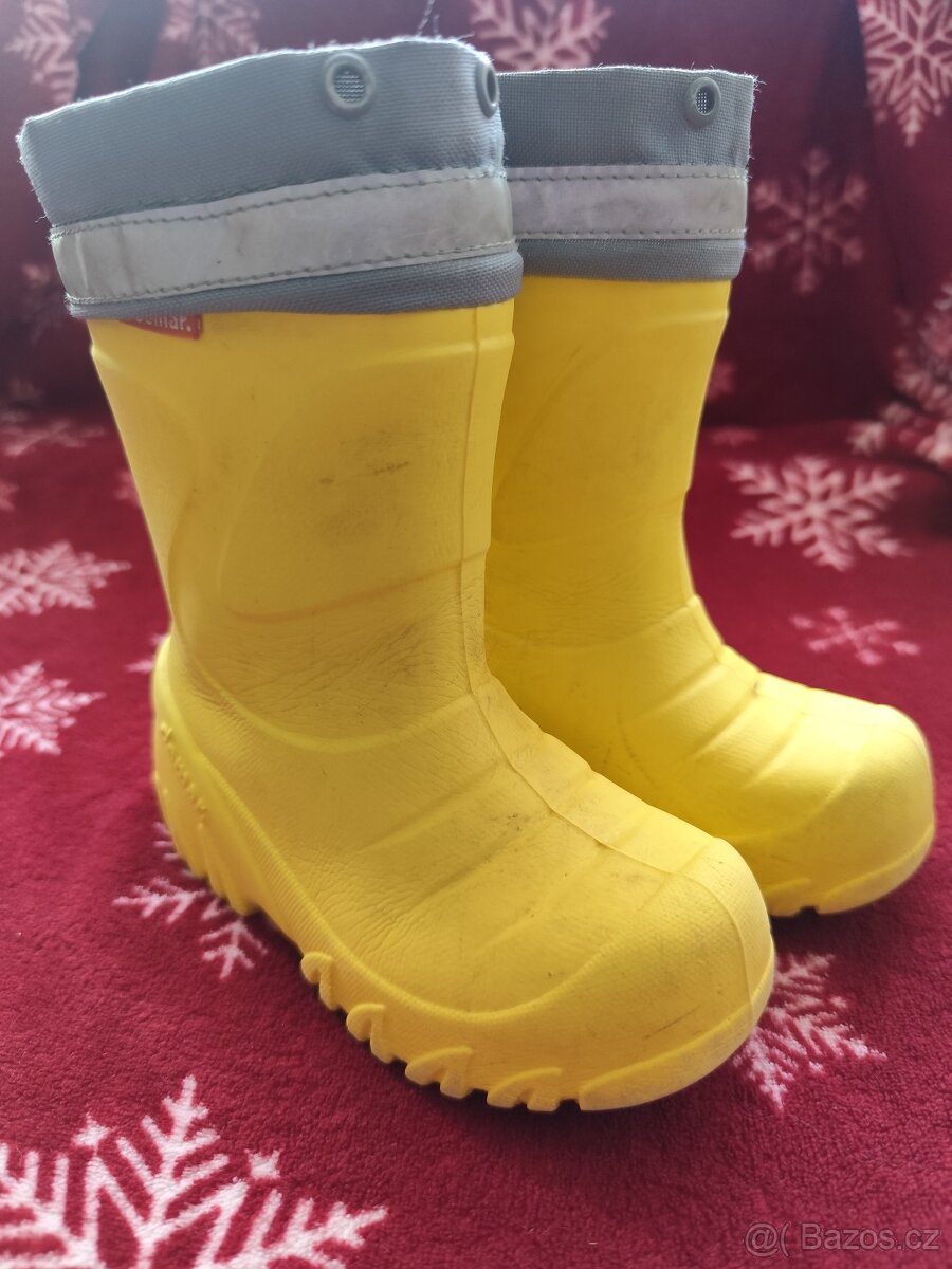 Dětské zateplené gumáčky značky DEMAR MAMUT vel. 24/25