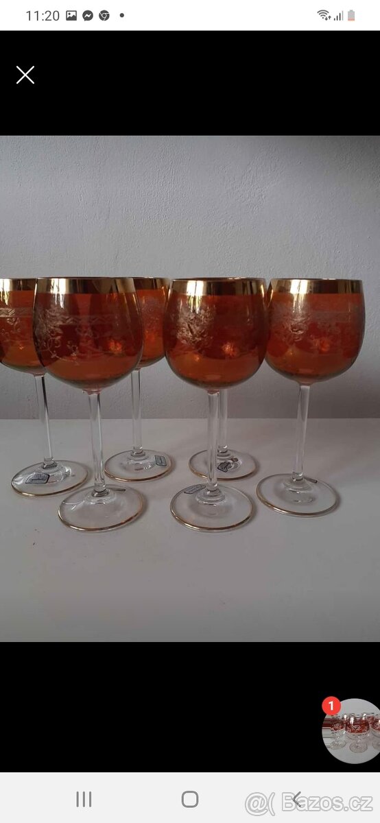 Sada 6ks skleniček