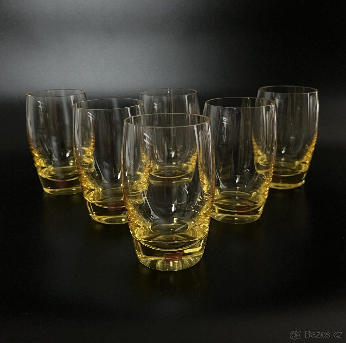 Moser Culbuto 6x sklenice 150ml, barva Eldor