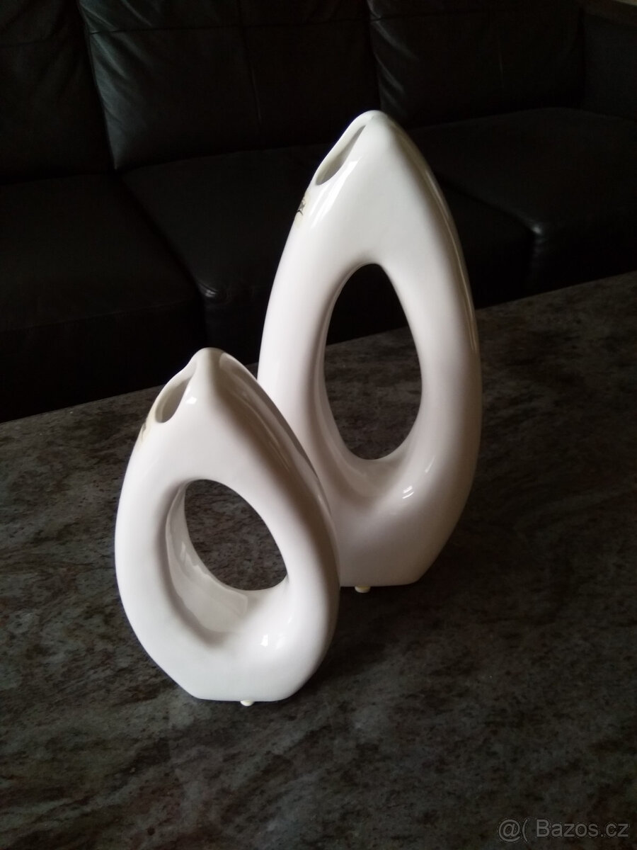 Vázy nové, dekorativní, sada 2ks, nádherné, moderní