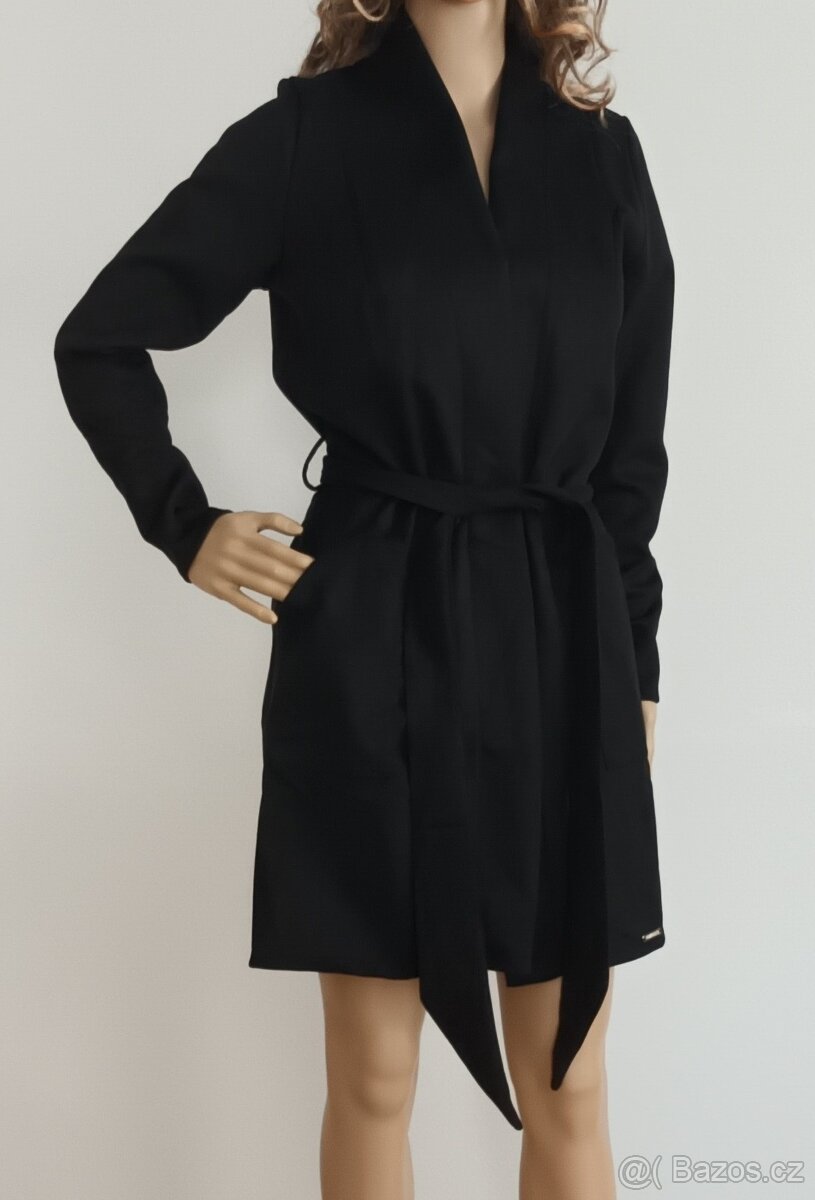 Dámský lehký semišový kabát