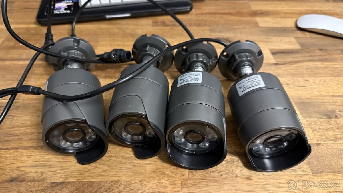 4x CCTV 5 mp kamera + (NVR)