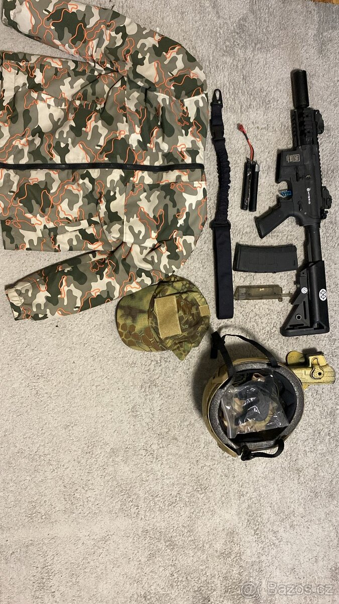 Airsoft m4 a věci na airsoft