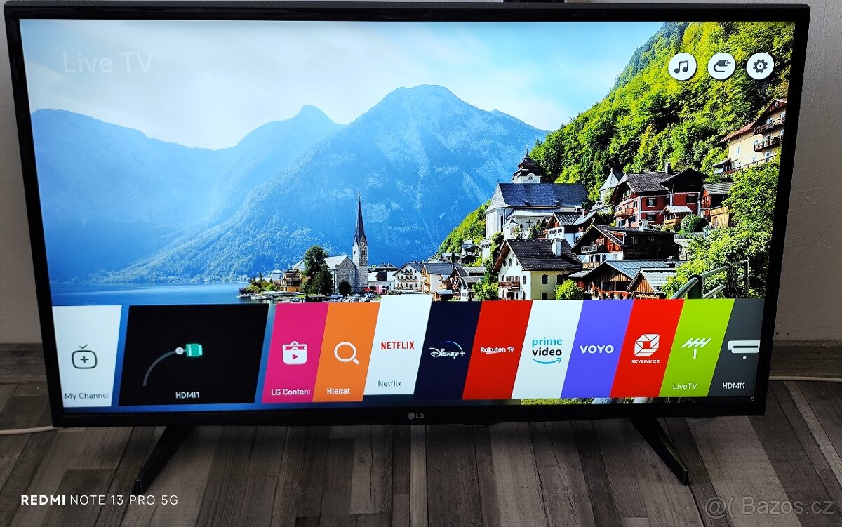 Prodám Led TV Smart LG Ultra HD 4K 109cm.