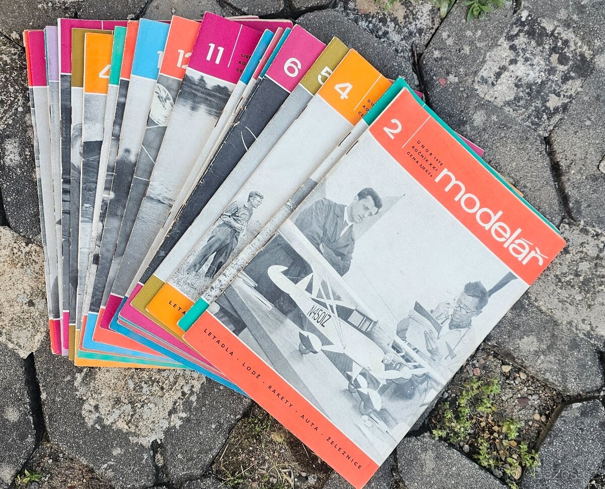 Časopis Modelář 1970 1971