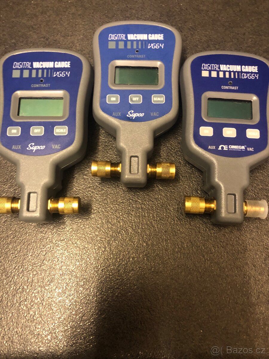 Digitální vakuometr vakuovy měřič micron supco vg66 omega