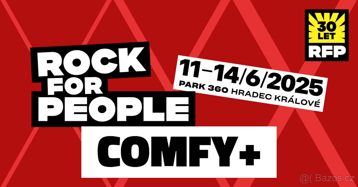 Rock for People 2025 - 4 dny Comfy+
