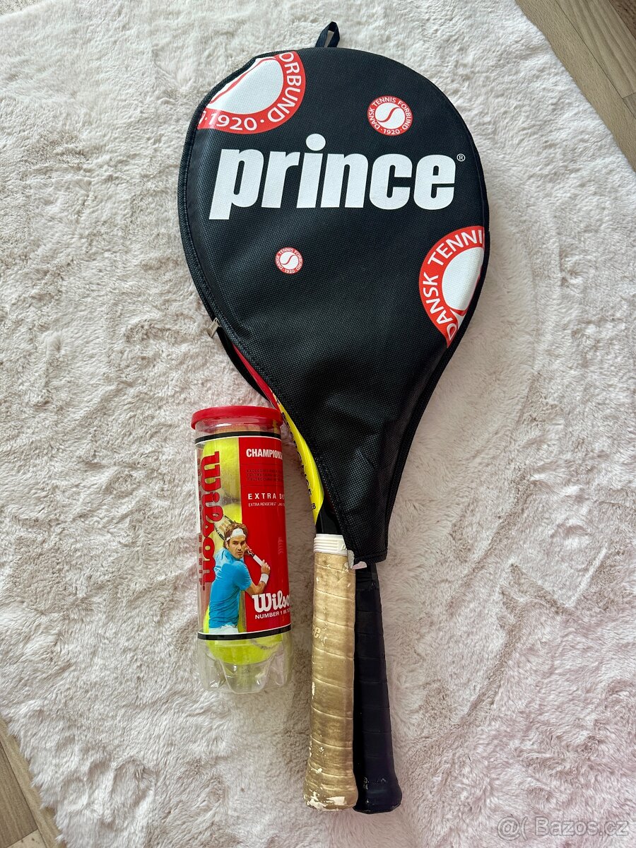 Tenisové rakety Prince&Wilson plus míčky