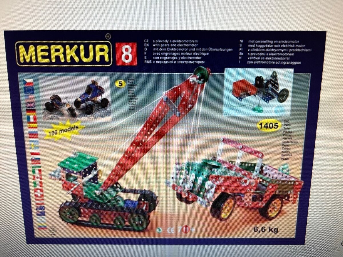 stavebnice Merkur 8 1405 dílů (nová zabalená)