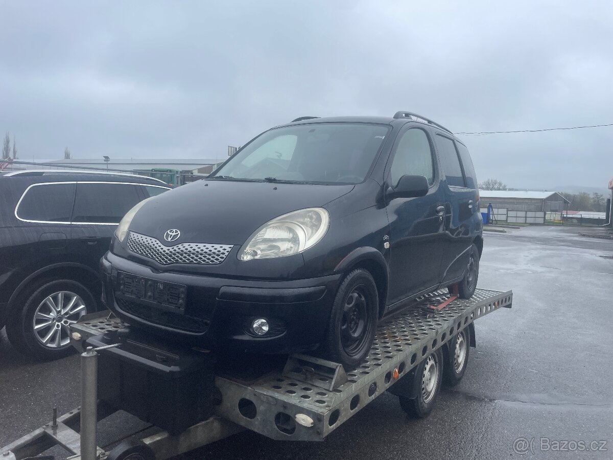 Toyota Yaris Verso 2003--facelift--1.4 D-55kw-náhradní díly