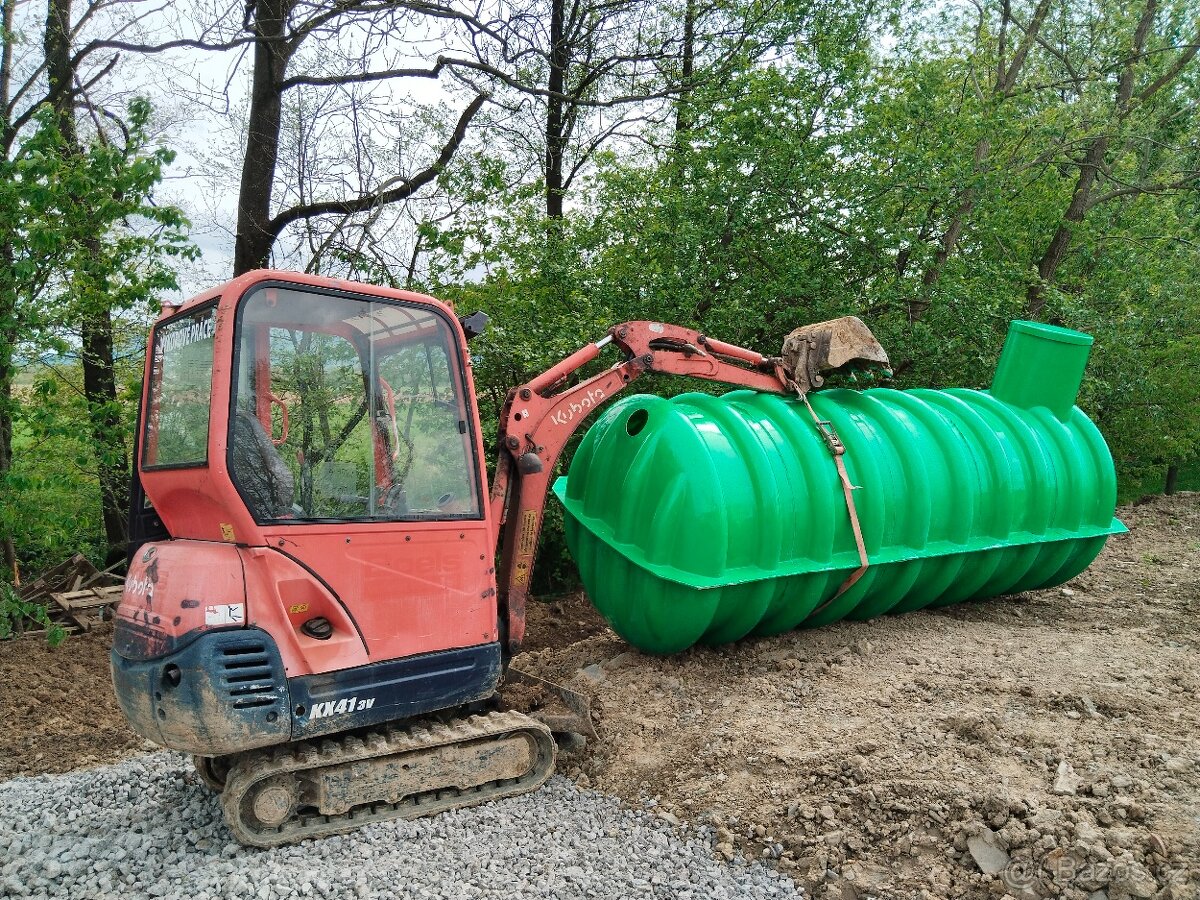 minibagr Kubota KX41-3v.špičkovy STROJ,