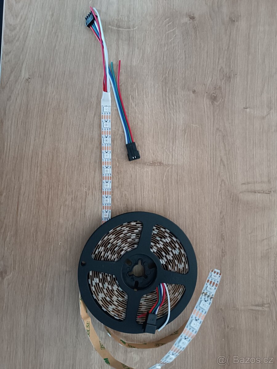 LED pásek digitální WS2815, 12V, 60led/m, 5 metru, IP30