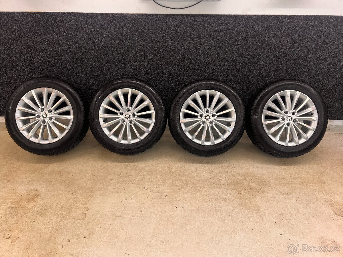 Nabízím originální ALU kola Škoda Trinity R18 5x112