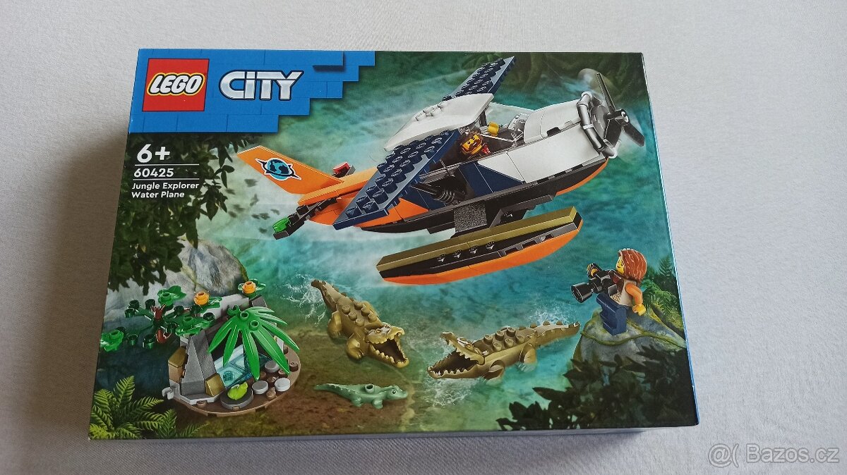LEGO 60425 CITY Hydroplán na průzkum džungle