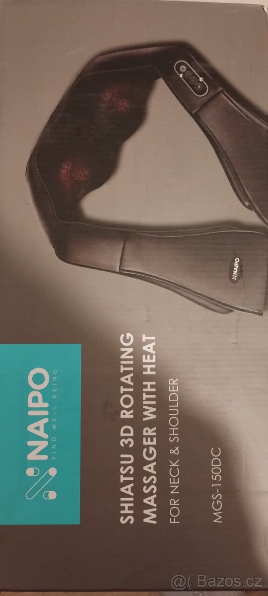 NOVÝ masážní přístroj NAIPO MGS-150DC