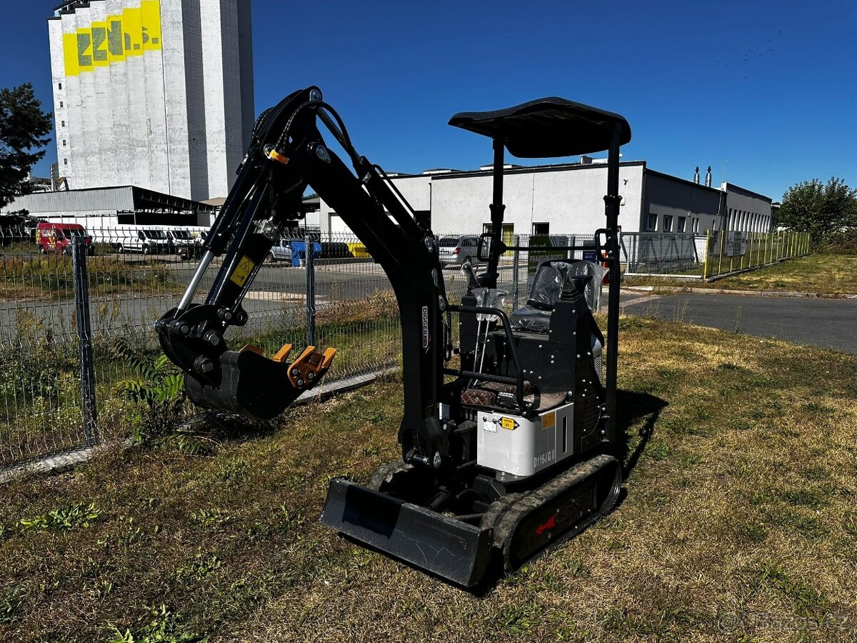 Minibagr Digger D116 J G II. bagr podkop rypadlo bagrik