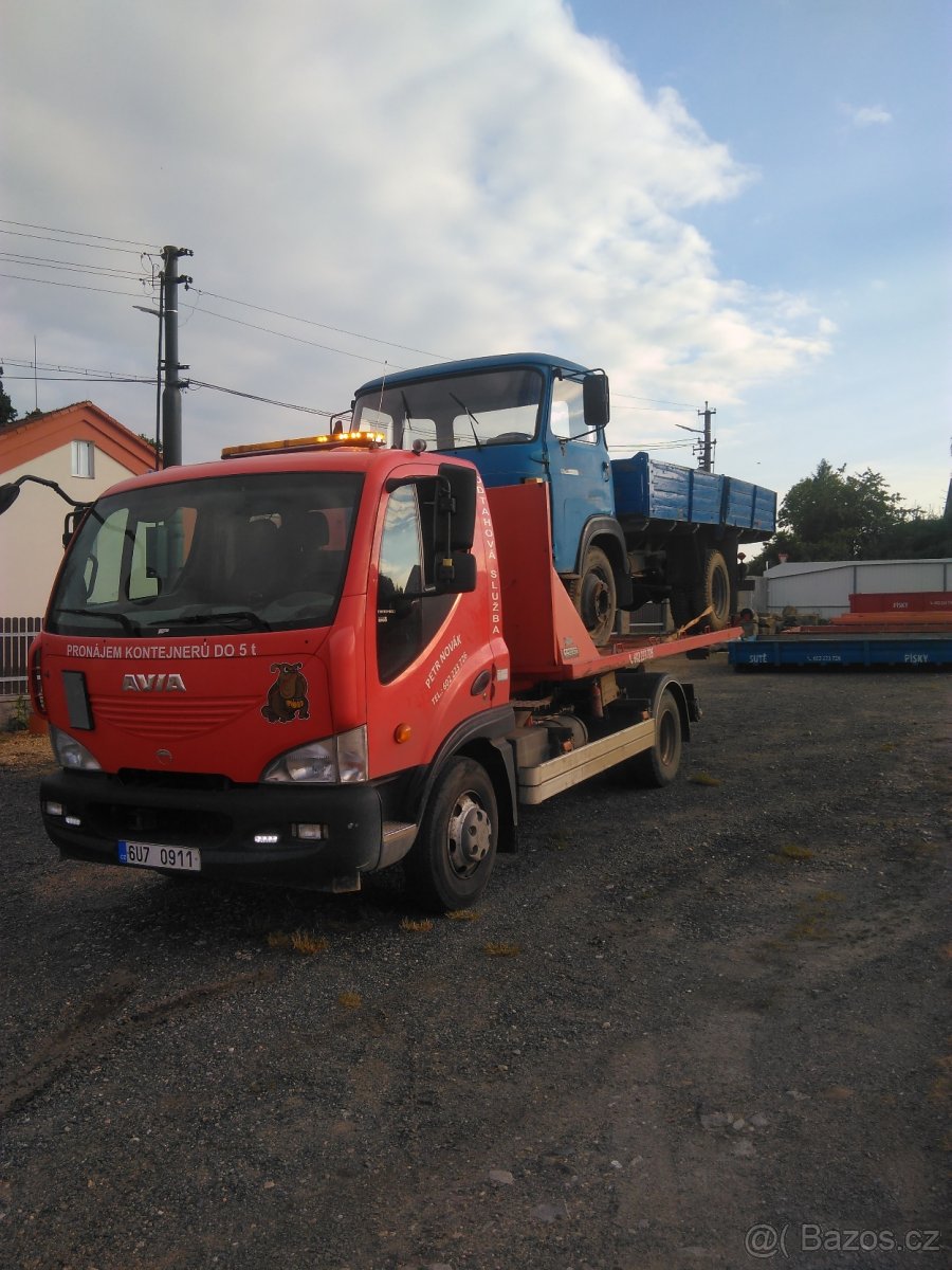 Kontejnerová doprava Avia 5tun