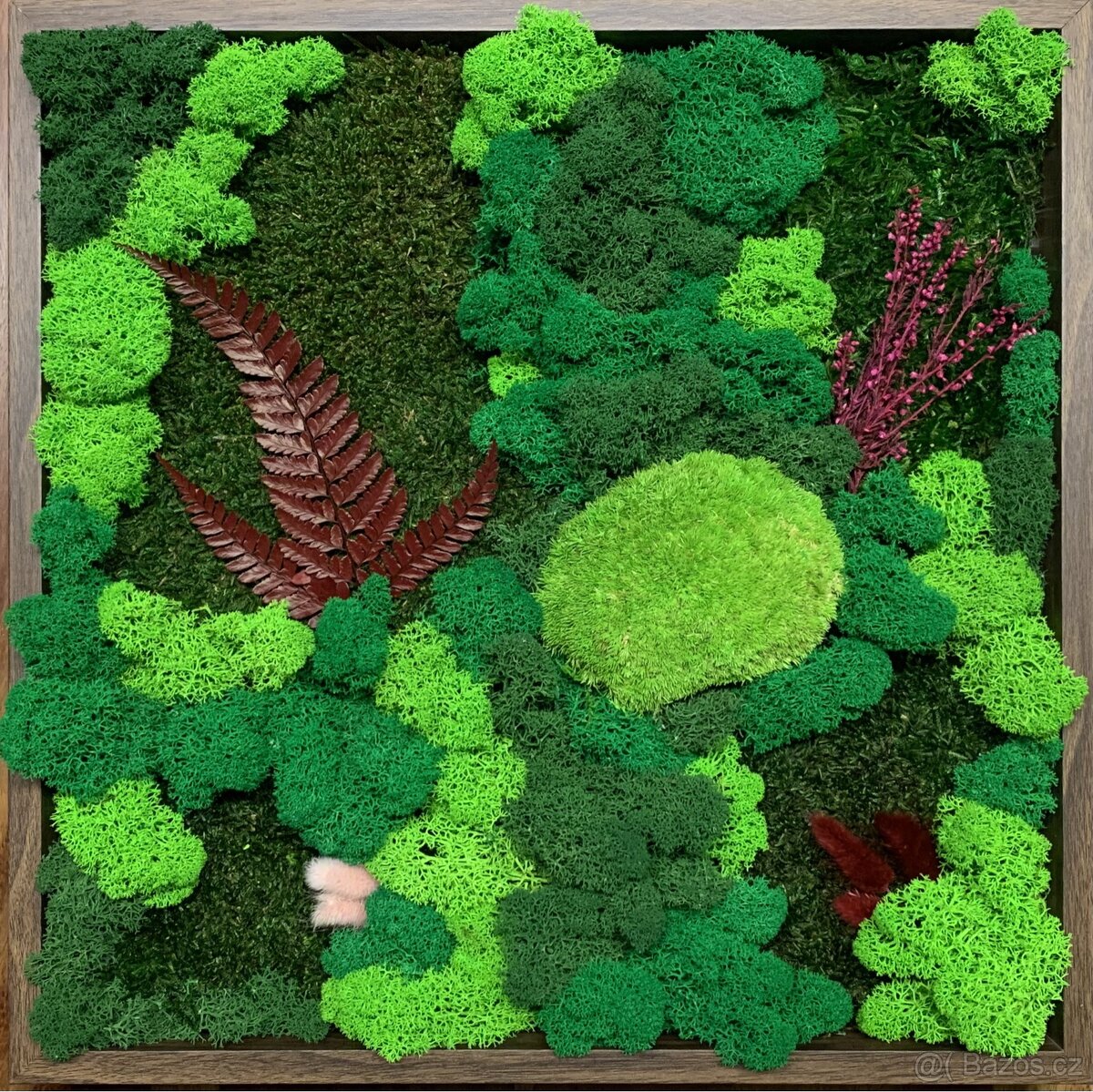 Mechový obraz 39,5x39,5 - NOVÉ