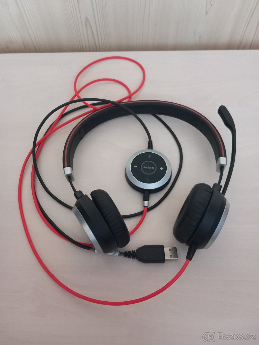 Sluchátka s mikrofonem Jabra Evolve 40 Duo MS