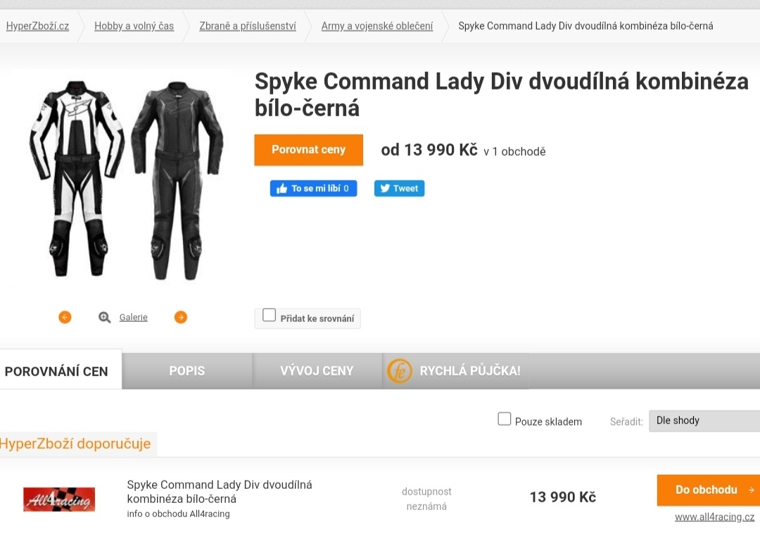 Dámská kombinéza Spyke