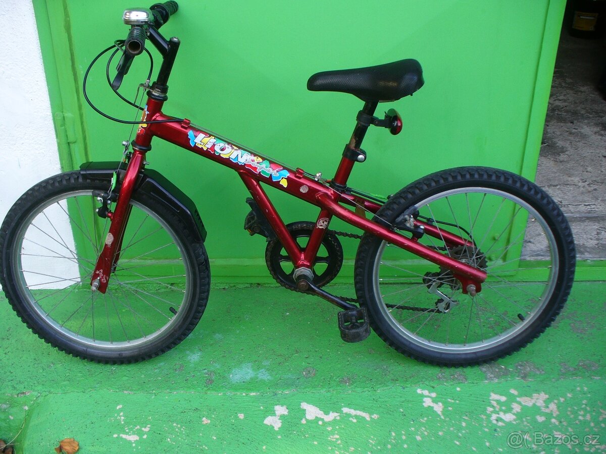 dětské kolo s přehazovačkou