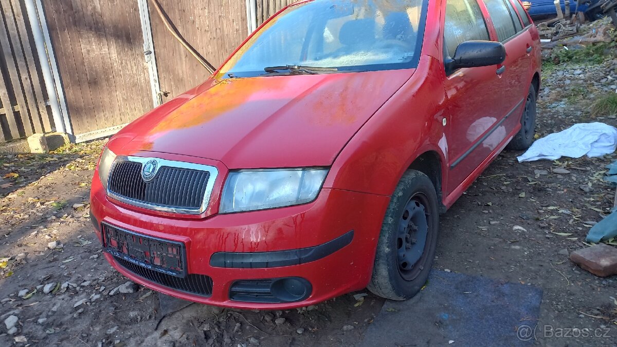 Skoda Fabia 1.2 , 40kw, levne dily